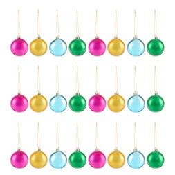 Habitat 24-pack Baubles - Brights, £8, 7124886