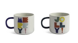 Habitat 2pk Slogan Mugs, £7, 7462098
