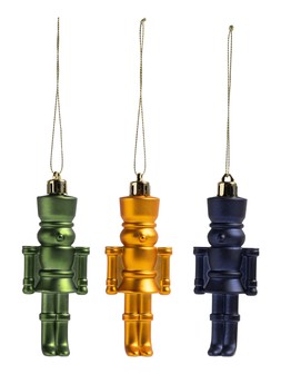 Habitat 3-pack Decorations - Shatterproof Nutcrackers, £2, 144539241