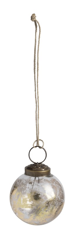 Habitat 3-pack Hanging Decorations - Gold Leaf Glass, £10, 144612946