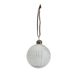 Habitat 3pk Hanging Baubles - White & Silver, £10, 5662405