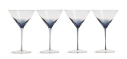 Habitat 4pk Navy stem martini glasses, £17, 5082762