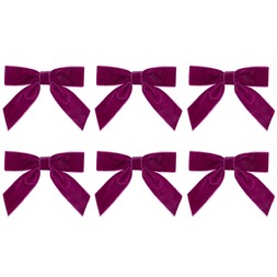 Habitat 6-pack Bows - Velvet, £5, 144470327