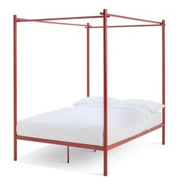 Habitat 60 Akari 4 Poster Double Metal Bed Frame - Red, £300, 3630989