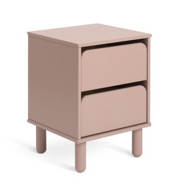 Habitat 60 Alba 2 Drawer Bedside Table - Dusky Pink, &pound;95