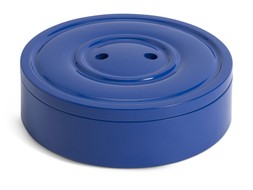 Habitat 60 Button Lacquered Storage Jar - Blue, &pound;12