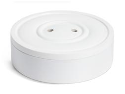 Habitat 60 Button Lacquered Storage Jar - White, &pound;12