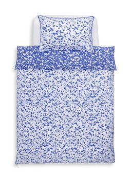 Habitat 60 Cotton Jackson Blue and White Bedding Set- Single, &pound;25