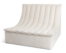 Habitat 60 Fabric Scoop Chair - White, &pound;325