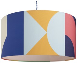 Habitat 60 Geometric Printed Easy Fit Drum Lampshade - 45cm, £38, 4884318
