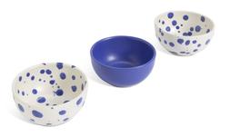 Habitat 60 Jackson Set of 3 Nibble Bowls - Blue, &pound;12