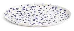 Habitat 60 Jackson Stoneware Platter - Blue, &pound;18