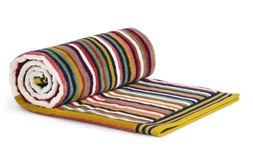 Habitat 60 Klee Stripe Bath Towel by Margo Selby - Multicoloured, &pound;18