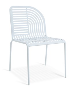 Habitat 60 Lucinda Metal Garden Chair - Blue, &pound;50