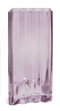 Habitat 60 Medium Wiggle Glass Vase - Purple, &pound;15