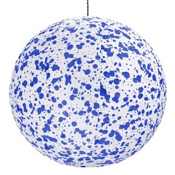 Habitat 60 Patterned 47x50cm Paper Easy Fit Lampshade - Blue, &pound;8