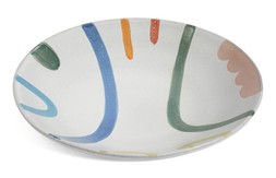 Habitat 60 Radica Decorative Ceramic Bowl by Silvia Kamodyova - Multicoloured, &pound;20