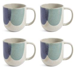 Habitat 60 Recast Set of 4 Stoneware Mugs - Multicoloured, £20, 3245312