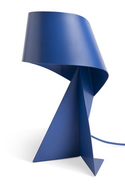 Habitat 60 Ribbon 36cm Metal Table Lamp - Blue, &pound;50