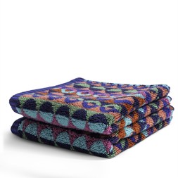 Habitat 60 Ronda 2 Pack Face Cloth by Margo Selby - Multicoloured, &pound;4