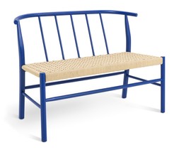 Habitat 60 Scottie Oak Bench - Blue, £195, 5647781