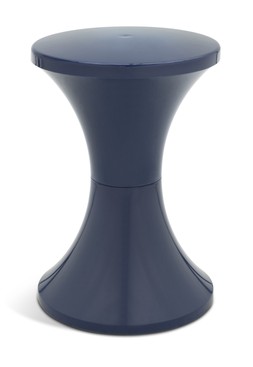 Habitat 60 Tam Tam Plastic Stool - Blue, &pound;18