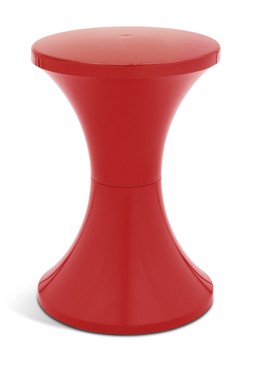 Habitat 60 Tam Tam Plastic Stool - Red, &pound;18