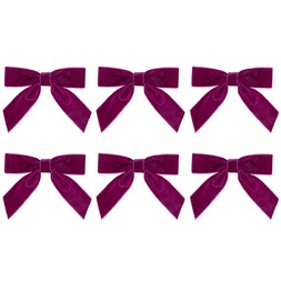 Habitat 6pk Bows - Velvet, £5, 144470327