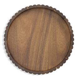 Habitat Acacia Ribbed Tray, £20, 7084799