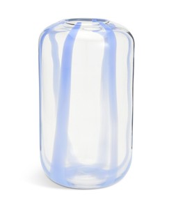 Habitat Art Glass Stripe Vase - Blue, £18, 4546814