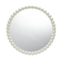 Habitat Beaded Round Wall Mirror - White - 70x70cm, £80, 1182927