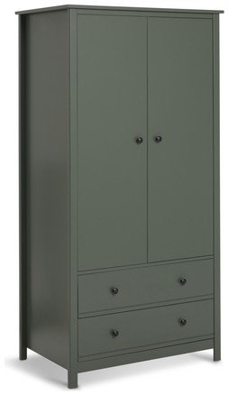 Habitat Brooklyn 2 Door 2 Drawer Wardrobe - Green, £240, 2726399