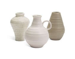 Habitat Ceramic Bud Vases - Set of 3 - Cream, £12, 3420986