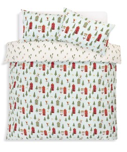Habitat Christmas Ski Slope Printed Bedding Set - Double, £18, 5256543