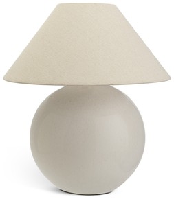 Habitat Circle 51cm Ceramic Table Lamp - Cream, £80, 4880006