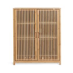 Habitat Eave 2 Door Bamboo Cabinet - Natural, £175, 3449314