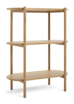 Habitat Edin 3 Tier Shelving Unit - Natural, £150, 3267620