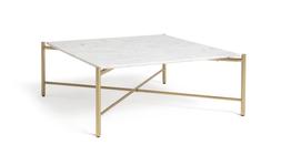 Habitat Elba Solid Marble Coffee Table - Brass, £250, 9433953
