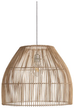 Habitat Emillius 41x51cm Rattan Pendant Shade - Natural, £75, l9404982