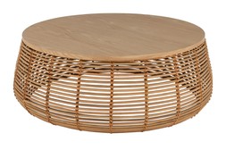 Habitat Hazel Rattan Round Coffee Table - Natural, £150, 9208315