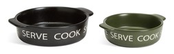 Habitat Industrial 2pc Tapas Dishes - Black Khaki, £8, 4496490