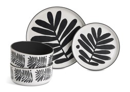 Habitat Leaf 12pc Dinner Set, £44, 4568108