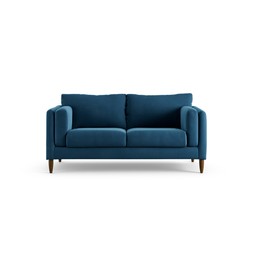 Habitat Newington 2 Seater Velvet Ink Blue