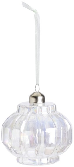 Habitat Pack of 6 Iridescent Shaped Glass Christmas Baubles, £10, 7297438
