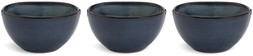 Habitat Set of 3 Reactive Stoneware Nibble Bowl - Navy, £9.75, 2020150