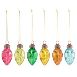 Habitat Set of 6 Glass Baubles, £6, no code