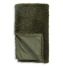 Habitat Shearling Throw - Moss Green - 125x150, £35, 4885915