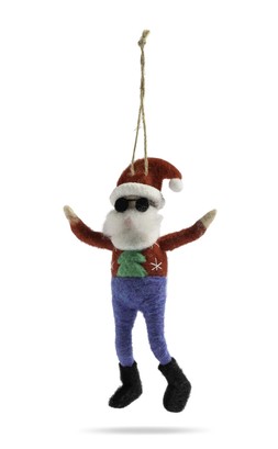 Habitat Single Decoration - Felt Santa in Jeans, £5, 5819210