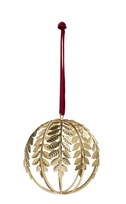 Habitat Single Decoration - Gold Leaves Bauble, £3, 144548702