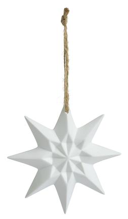 Habitat Single Decoration - Porcelain Star, £4, 144504806